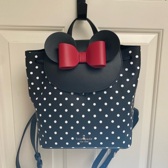 Authentic Disney Kate Spade Minnie Mouse Backpack - Picture 4 of 8